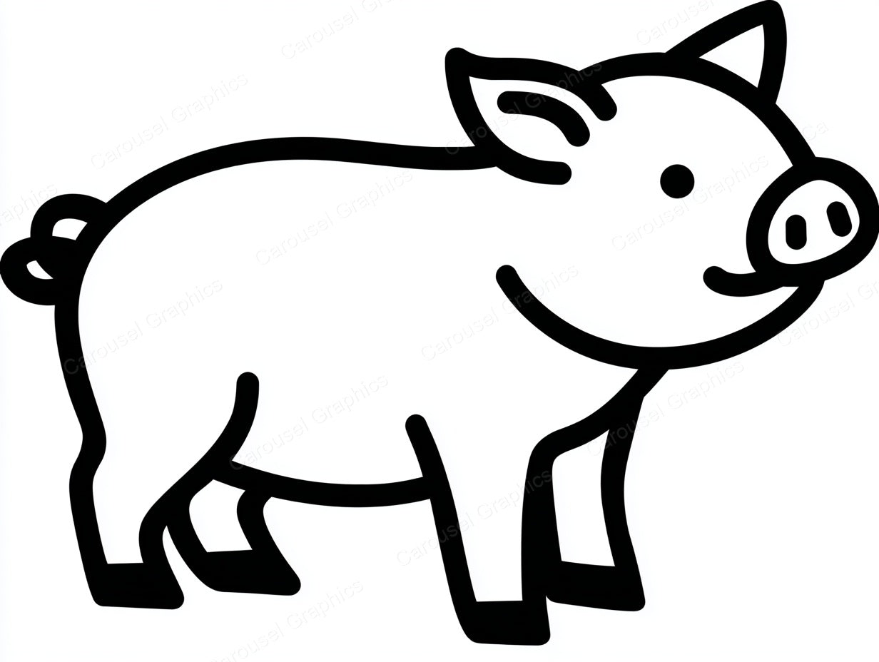 Pig Vector Graphic preview