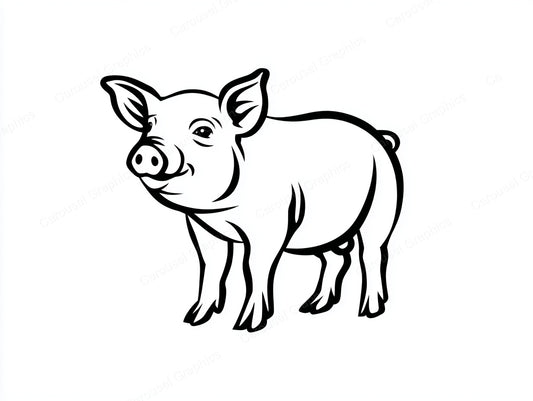 Pig Vector Graphic preview