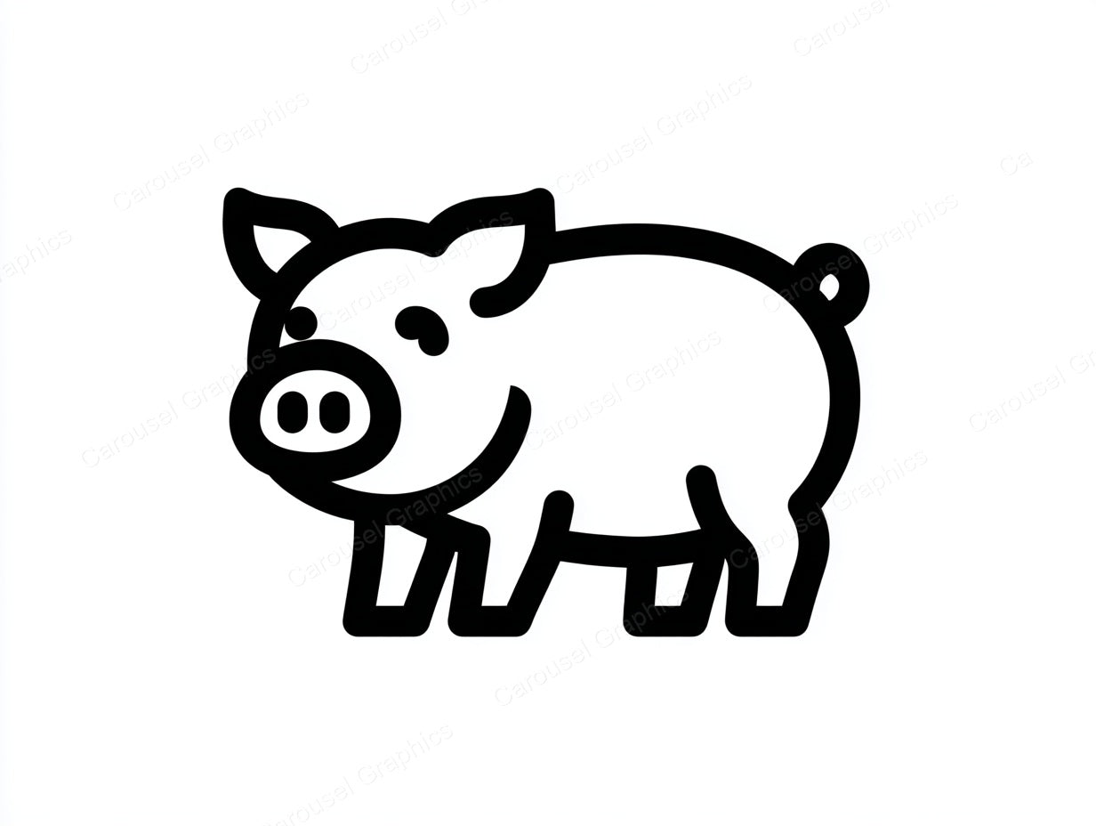 Pig Vector Graphic preview