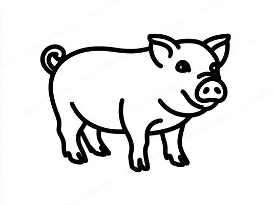 Pig Vector Graphic preview
