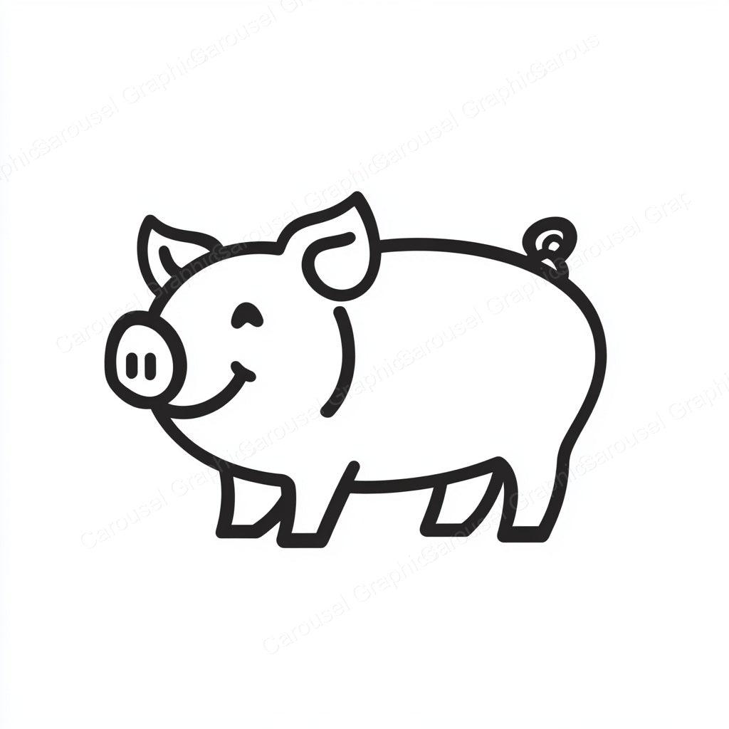 Pig Vector Graphic preview