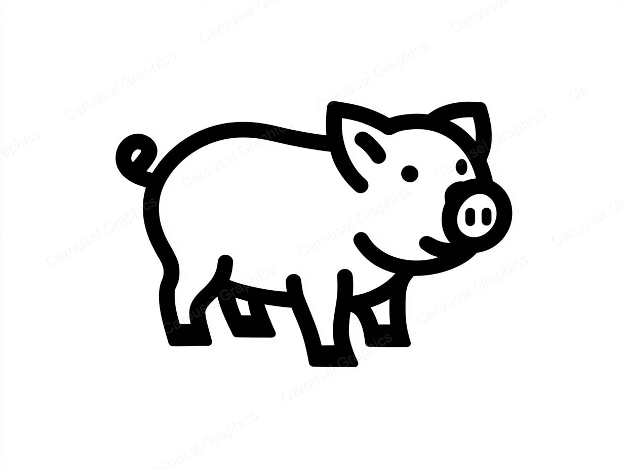 Pig Vector Graphic preview