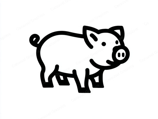 Pig Vector Graphic preview