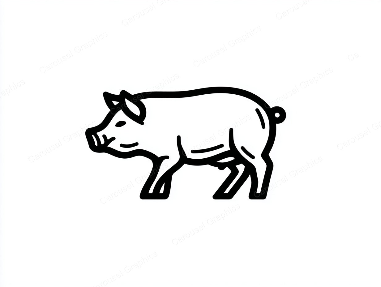 Pig Vector Graphic preview