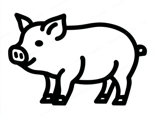 Pig Vector Graphic preview