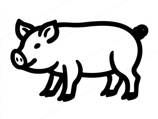 Pig Vector Graphic preview