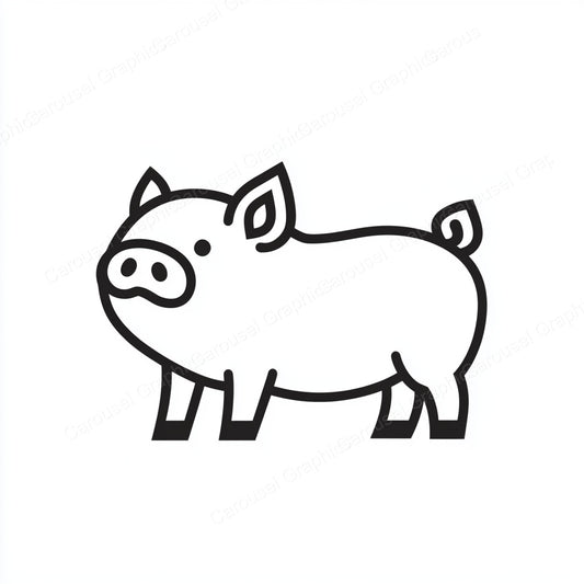 Pig Vector Graphic preview
