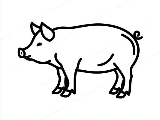 Pig Vector Graphic preview