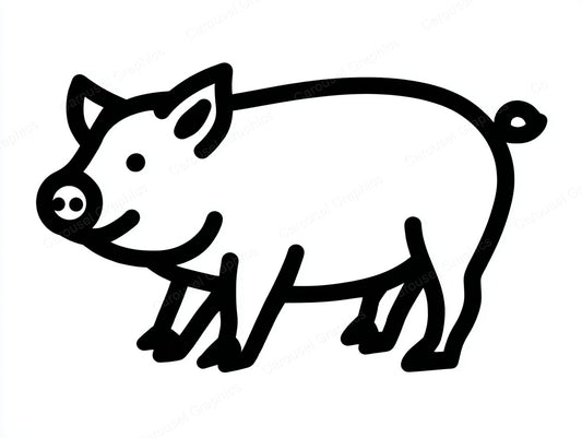 Pig Vector Graphic preview