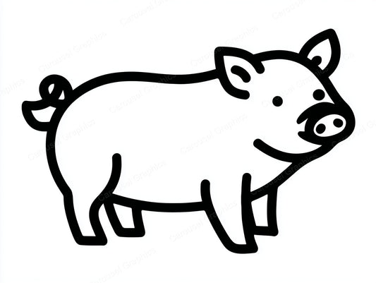 Pig Vector Graphic preview