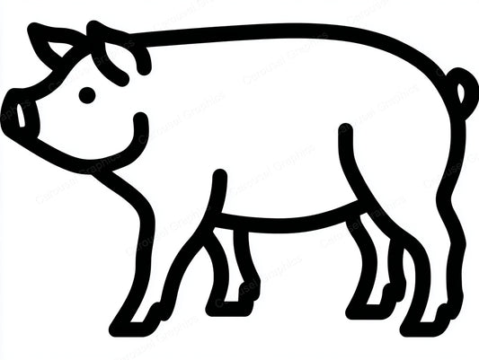 Pig Vector Graphic preview