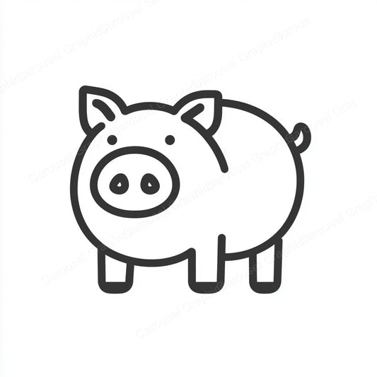 Pig Vector Graphic preview