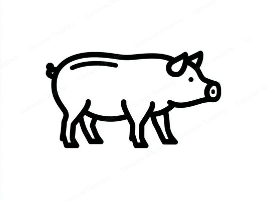 Pig Vector Graphic preview