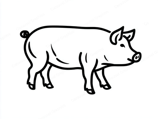 Pig Vector Graphic preview