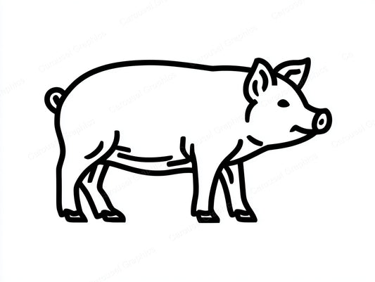 Pig Vector Graphic preview