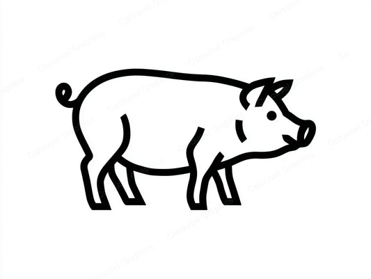 Pig Vector Graphic preview