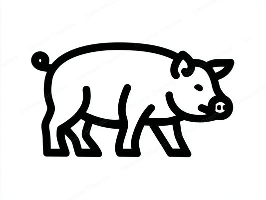 Pig Vector Graphic preview
