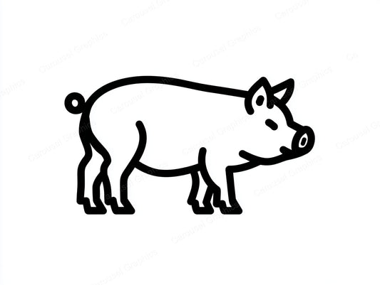 Pig Vector Graphic preview
