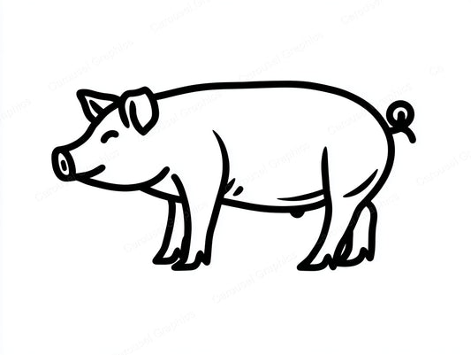 Pig Vector Graphic preview