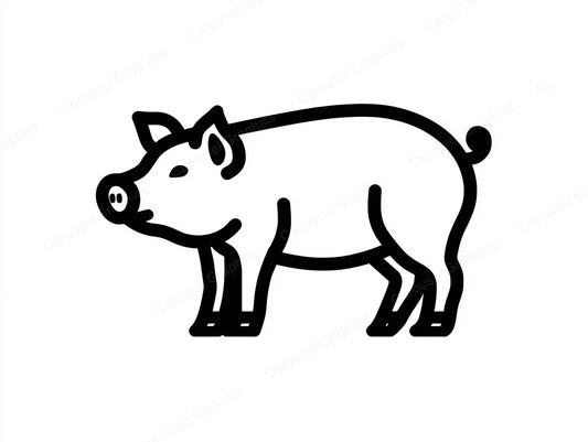 Pig Vector Graphic preview