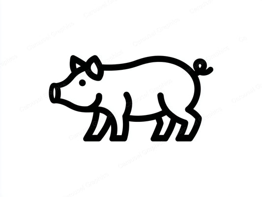 Pig Vector Graphic preview