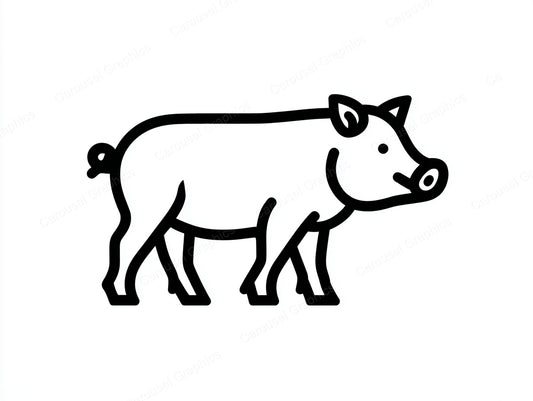 Pig Vector Graphic preview