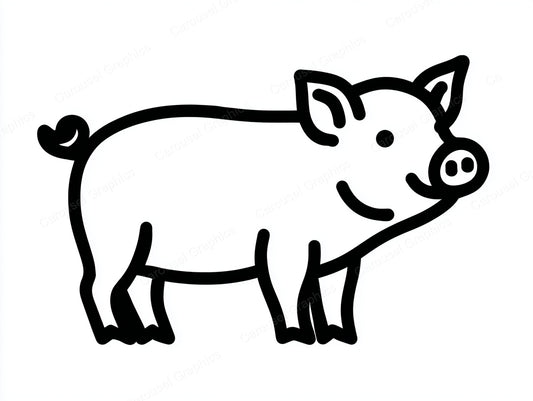Pig Vector Graphic preview