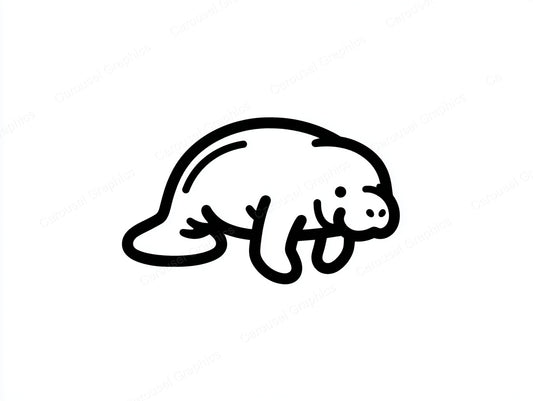 Manatee Vector Graphic preview