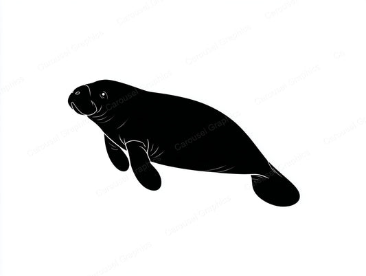 Manatee Vector Graphic preview
