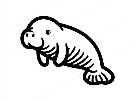 Manatee Vector Graphic preview