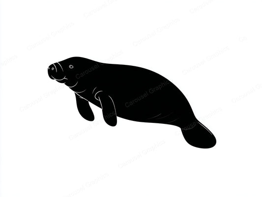 Manatee Vector Graphic preview