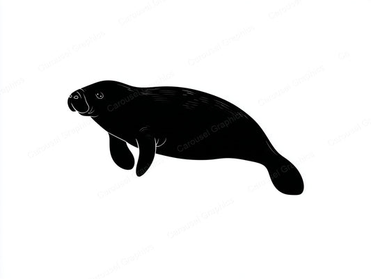 Manatee Vector Graphic preview