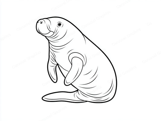 Manatee Vector Graphic preview