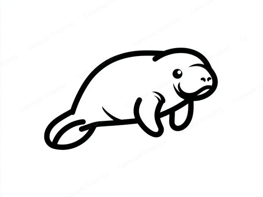 Manatee Vector Graphic preview