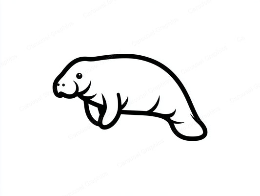 Manatee Vector Graphic preview