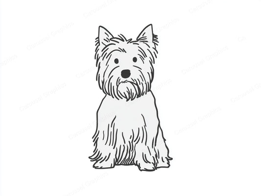 Yorkie Vector Graphic preview