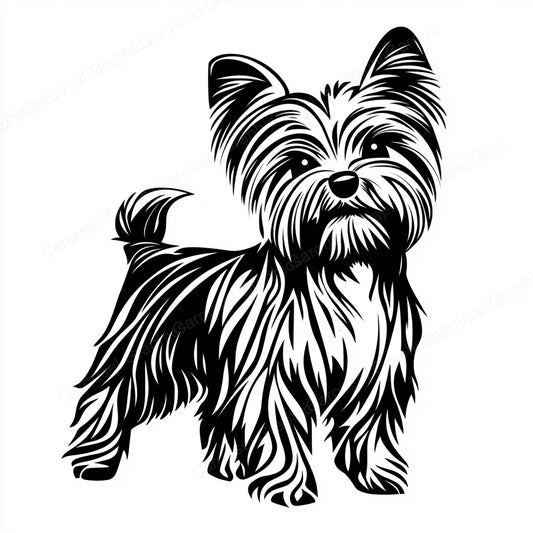 Yorkie Vector Graphic preview
