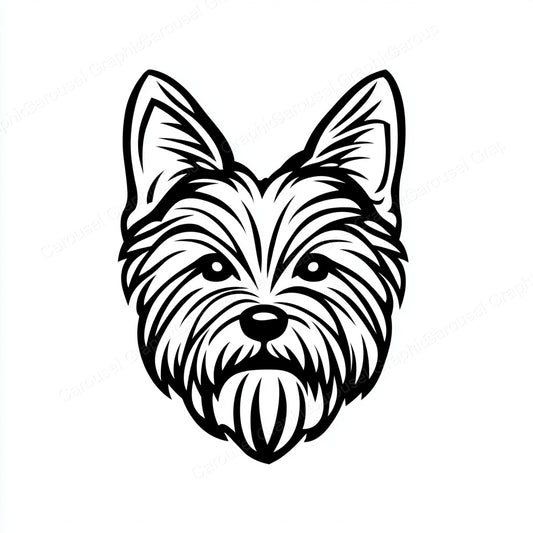 Yorkie Vector Graphic preview