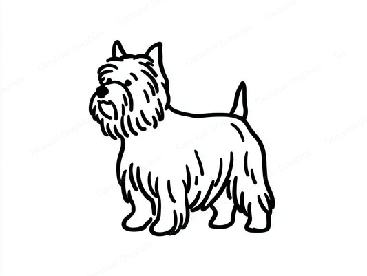 Yorkie Vector Graphic preview