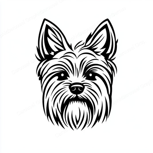 Yorkie Vector Graphic preview