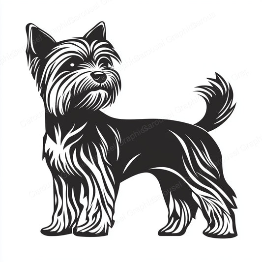 Yorkie Vector Graphic preview