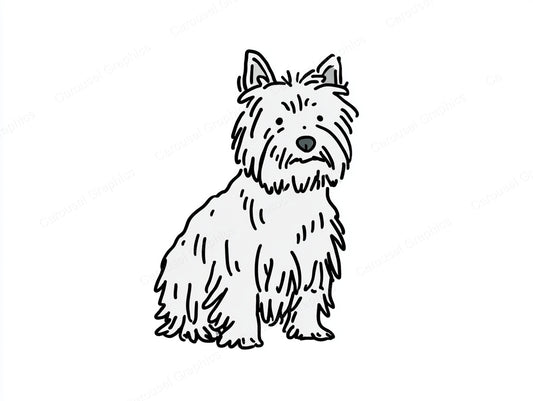 Yorkie Vector Graphic preview