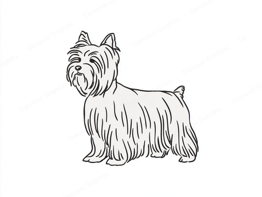 Yorkie Vector Graphic preview