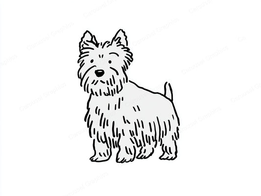 Yorkie Vector Graphic preview
