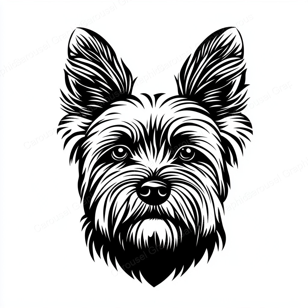 Yorkie Vector Graphic preview