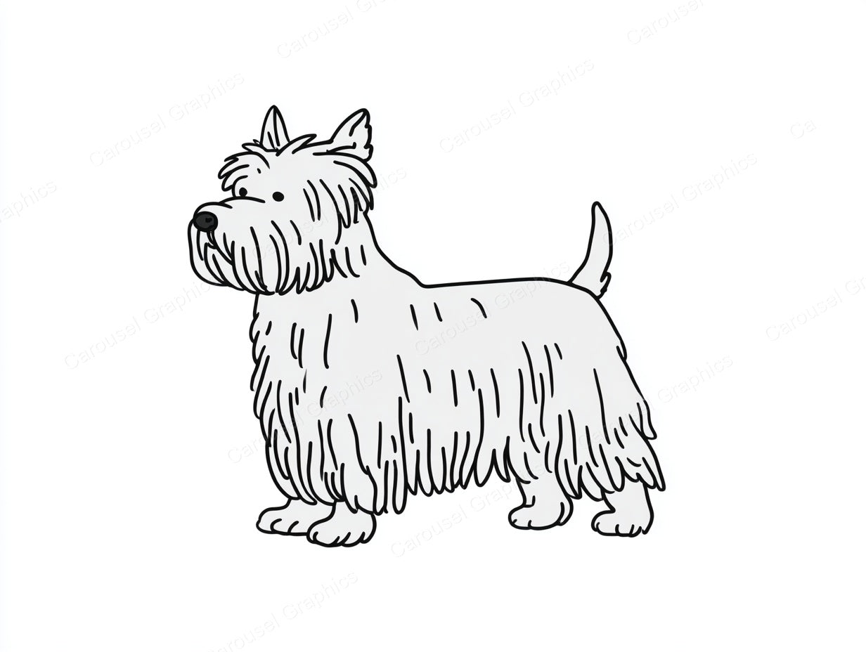 Yorkie Vector Graphic preview