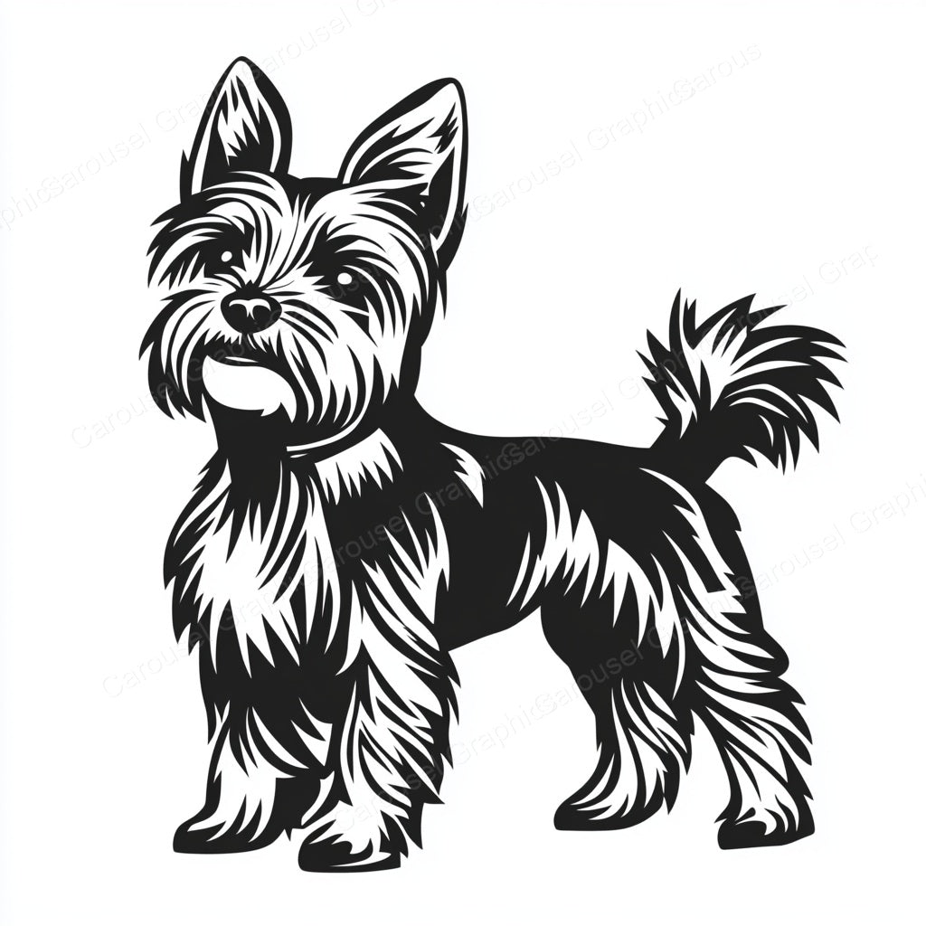 Yorkie Vector Graphic preview