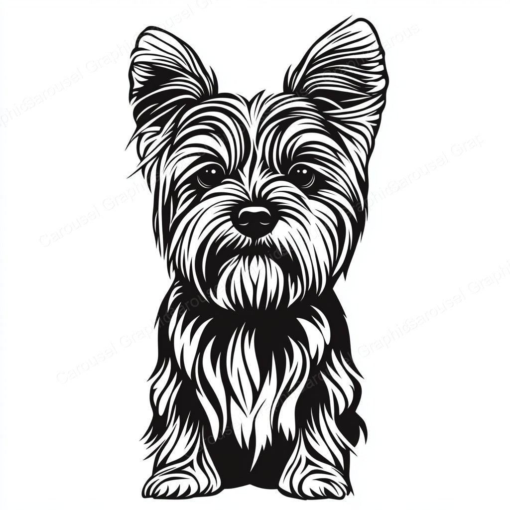 Yorkie Vector Graphic preview