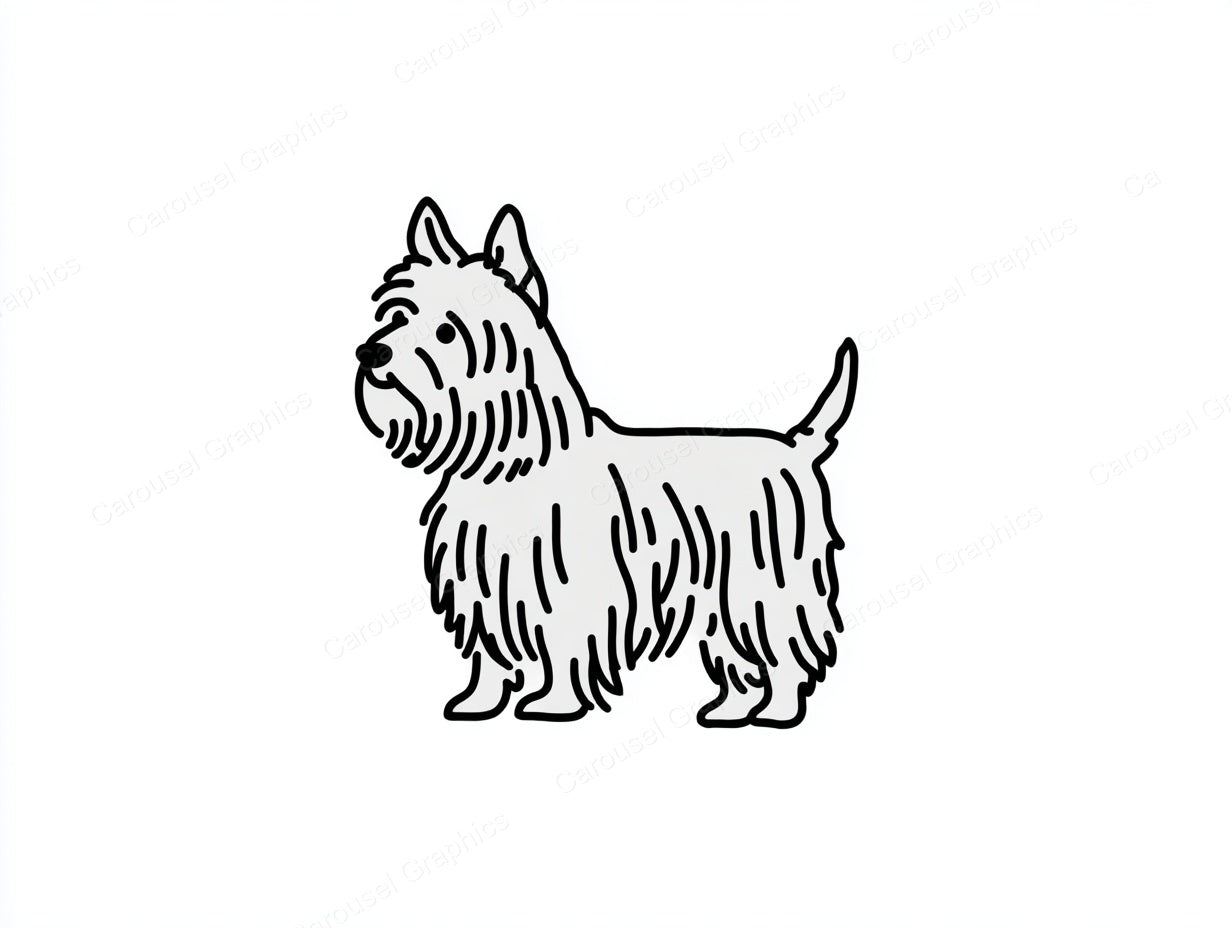 Yorkie Vector Graphic preview