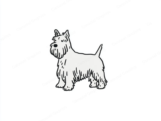 Yorkie Vector Graphic preview